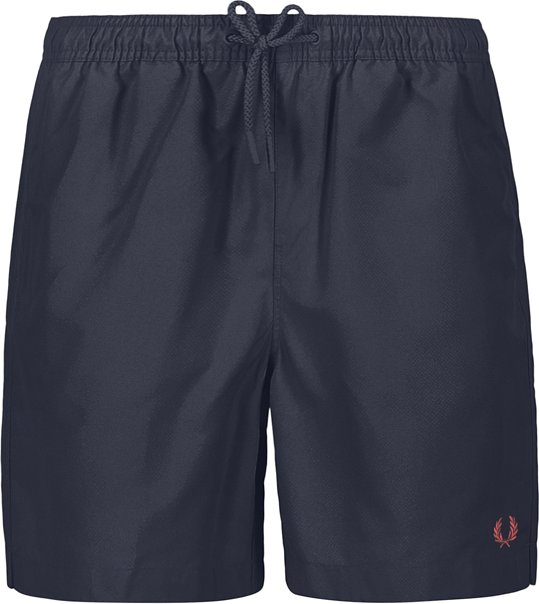 Fred Perry Herren Badeshorts blau unifarben