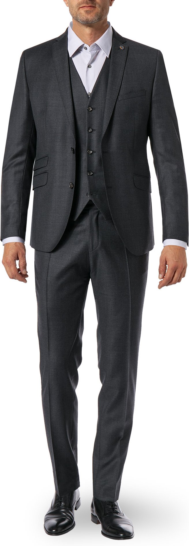Thumbnail - CG Herren Anzug grau Slim Fit