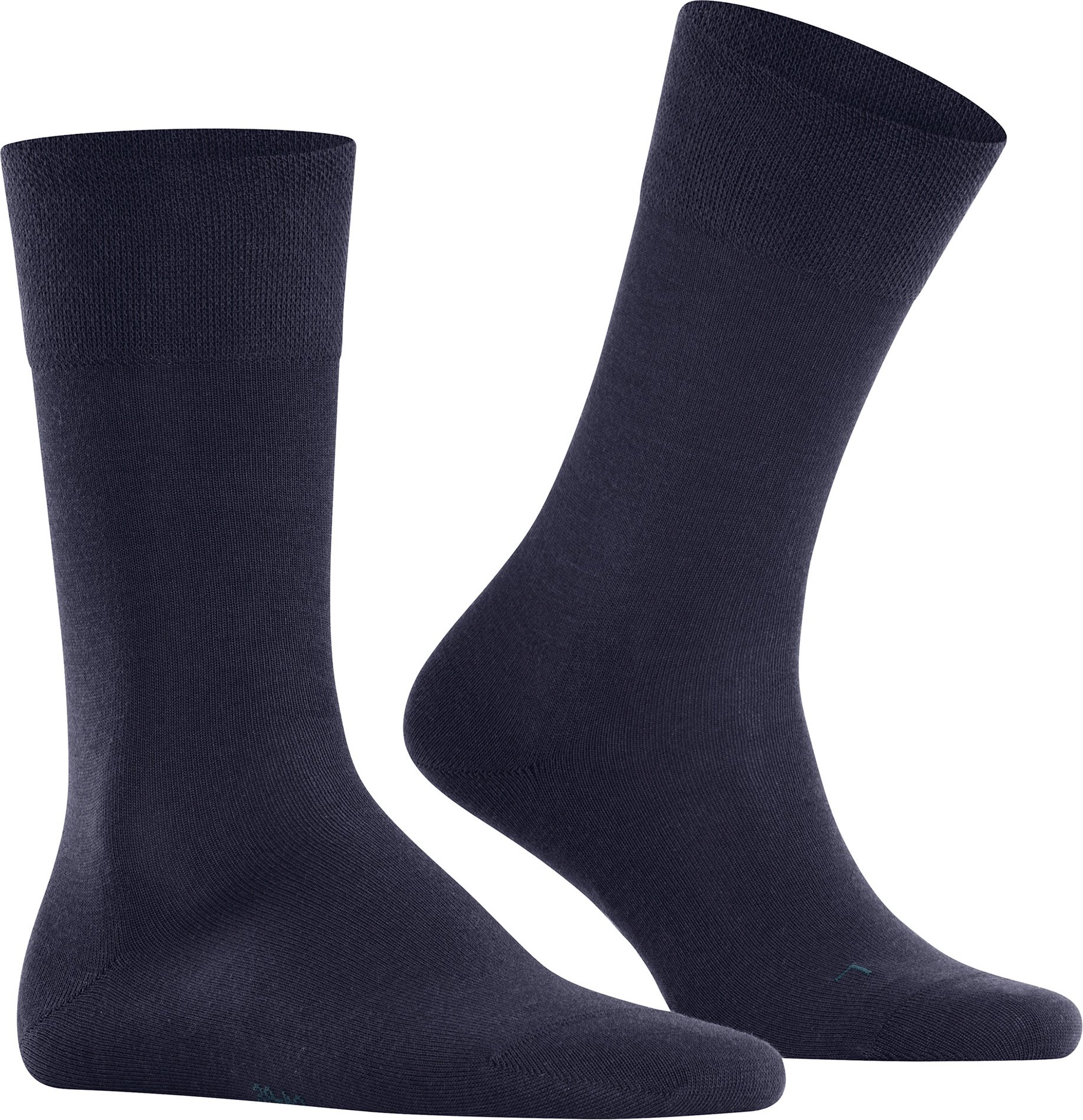Falke Herren Socken blau Schur-Wolle unifarben