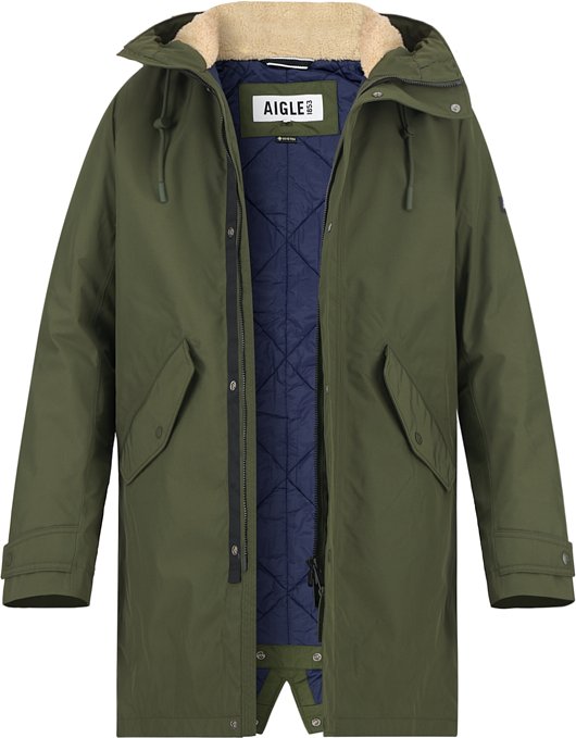 Thumbnail - Aigle Herren Jacken grün unifarben