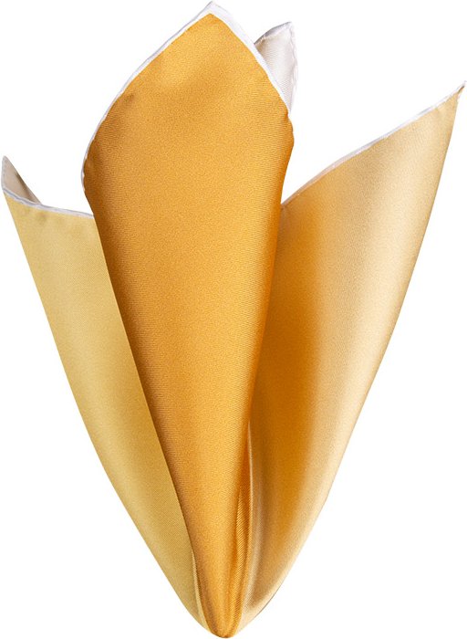 Ascot Herren Einstecktuch gelb