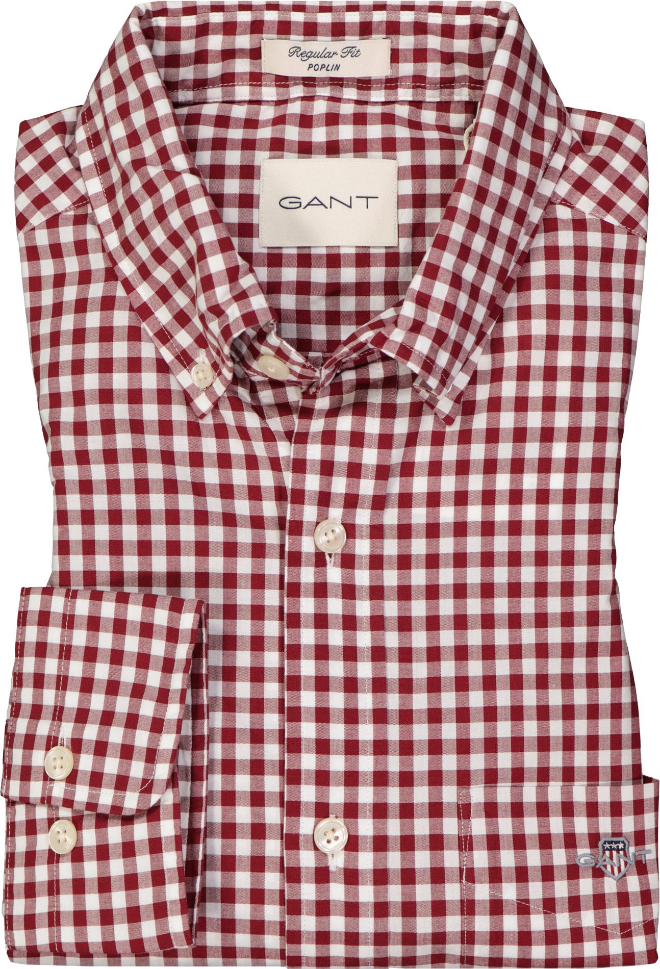 Thumbnail - Gant Herren Hemd rot kariert
