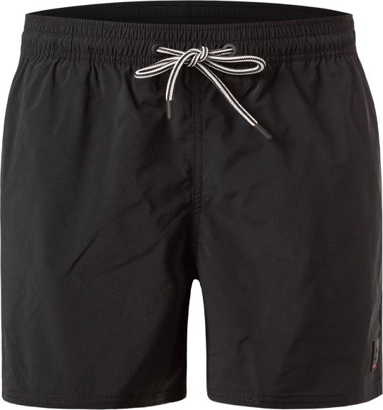 FIRE + ICE Herren Bademoden schwarz Mikrofaser unifarben