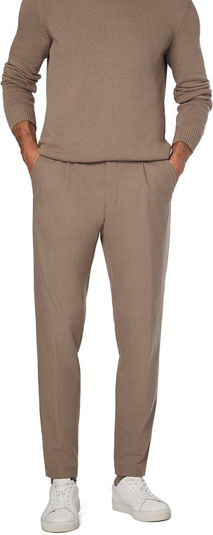 Thumbnail - bugatti Herren Hosen beige meliert