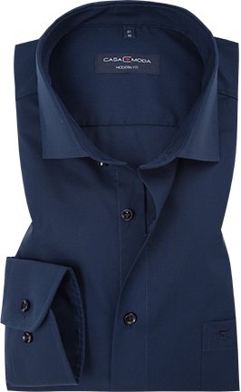 CasaModa Herren Hemd blau