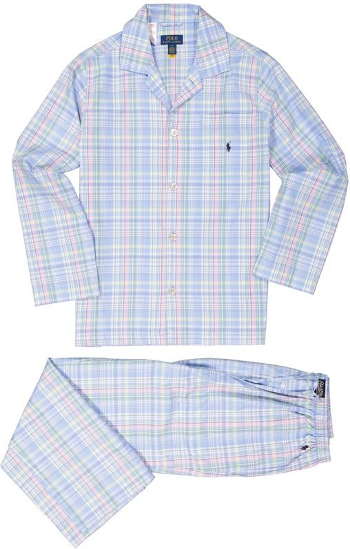 Polo Ralph Lauren Herren Schlafanzüge blau Twill Kariert