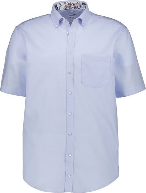 Seidensticker Herren Kurzarmhemd blau Comfort Fit