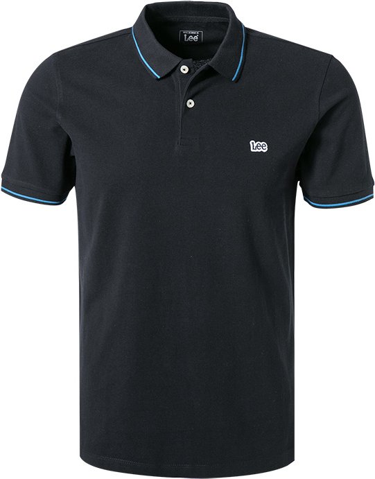Lee Herren Polo-Shirt schwarz