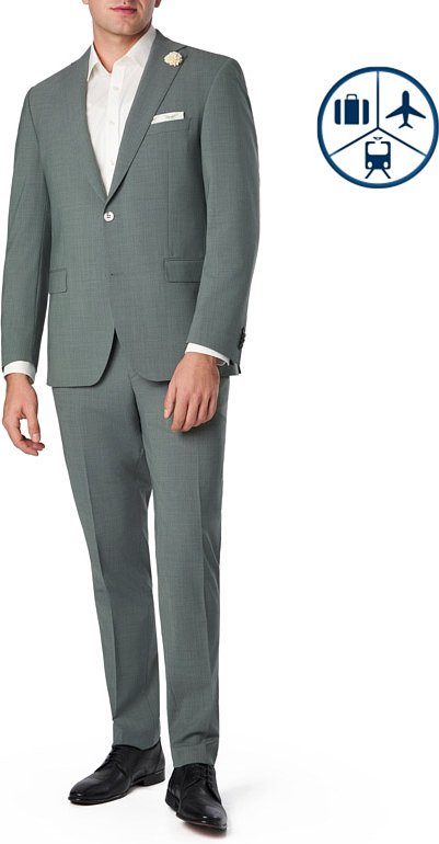 Carl Gross Herren Anzug grün