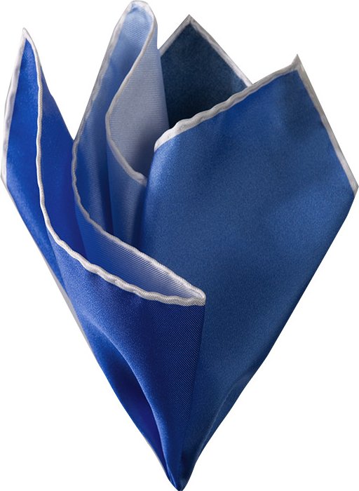 Ascot Herren Einstecktuch blau
