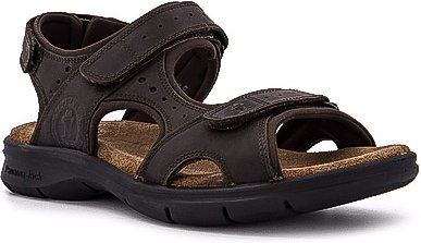 Panama Jack Herren Sandalen braun Glattleder