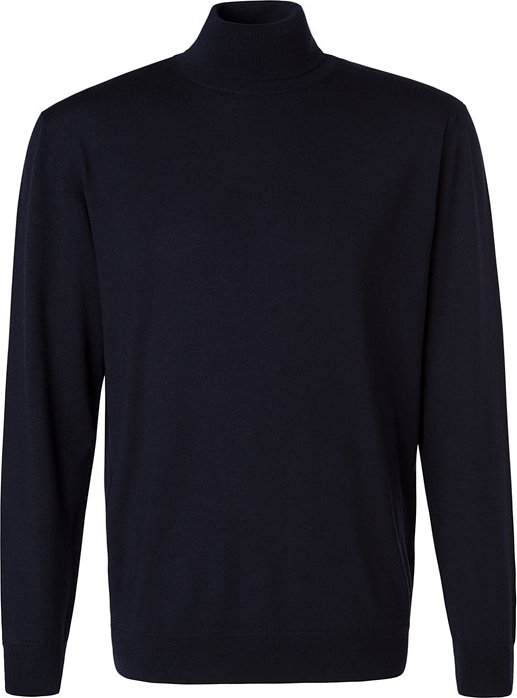 Thumbnail - BOGGI MILANO Herren Rollkragenpullover blau unifarben