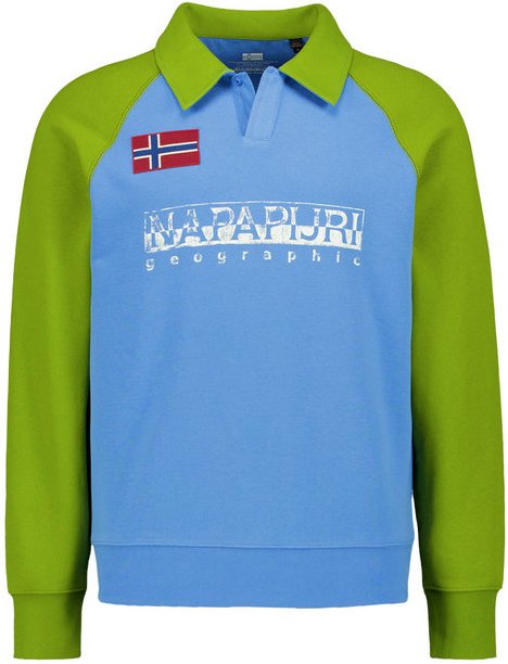 NAPAPIJRI Herren Pullover blau,grün unifarben