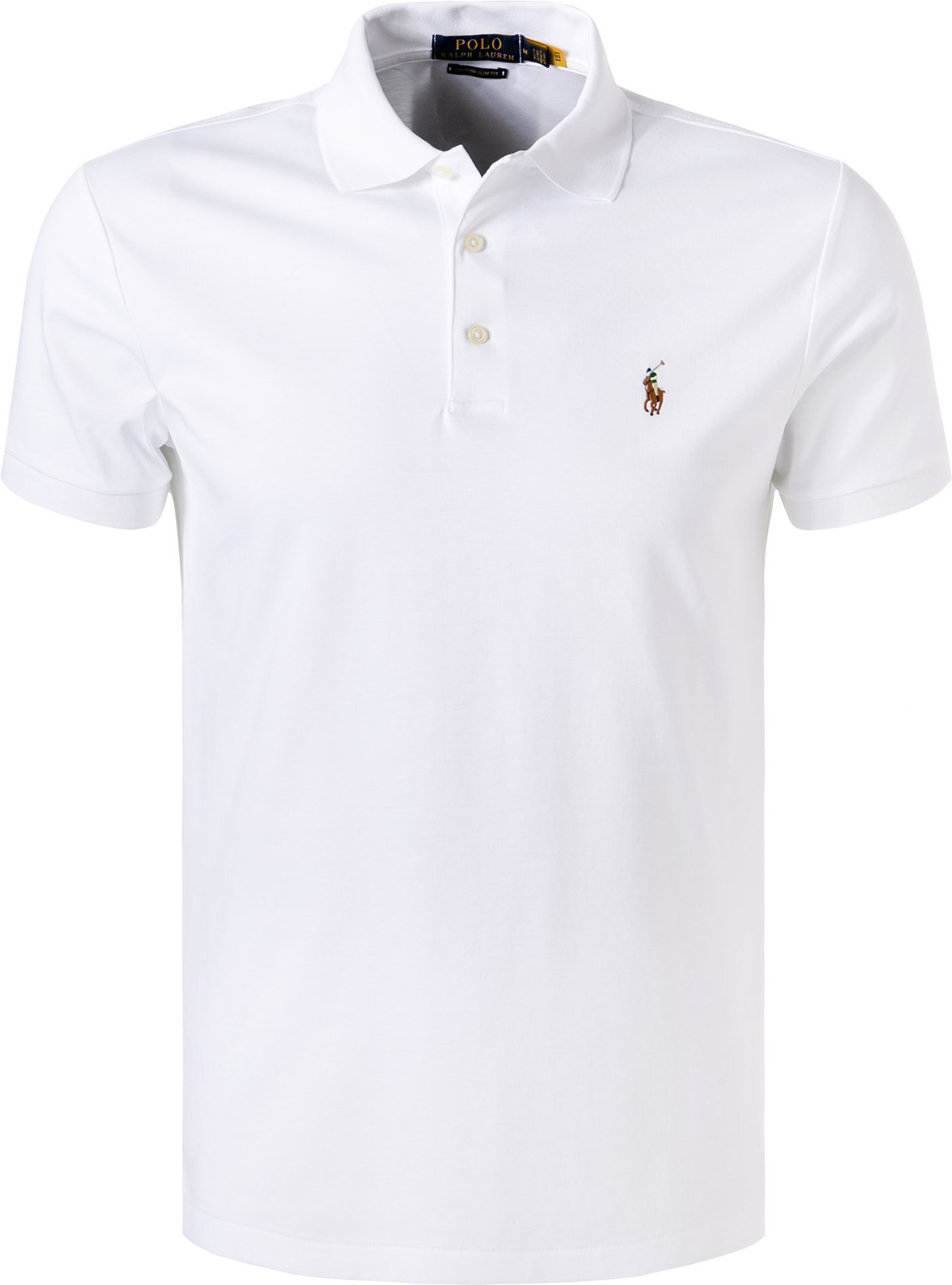Thumbnail - Polo Ralph Lauren Herren Polo-Shirt weiß Slim Fit