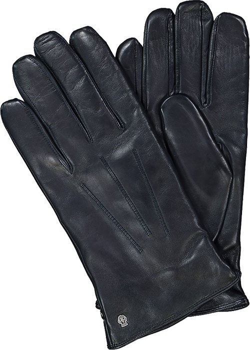 Roeckl Herren Handschuhe blau Peccaryleder