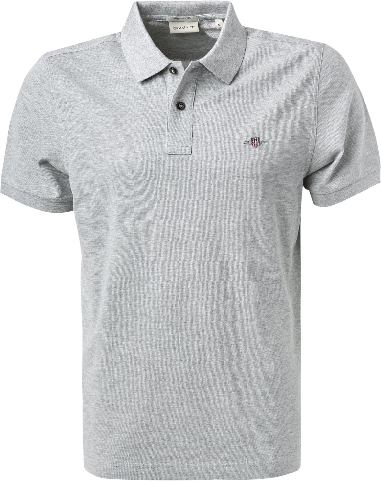Thumbnail - Gant Herren Polo-Shirt grau
