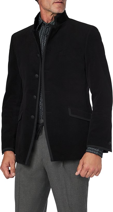 KARL LAGERFELD Herren Sakko schwarz