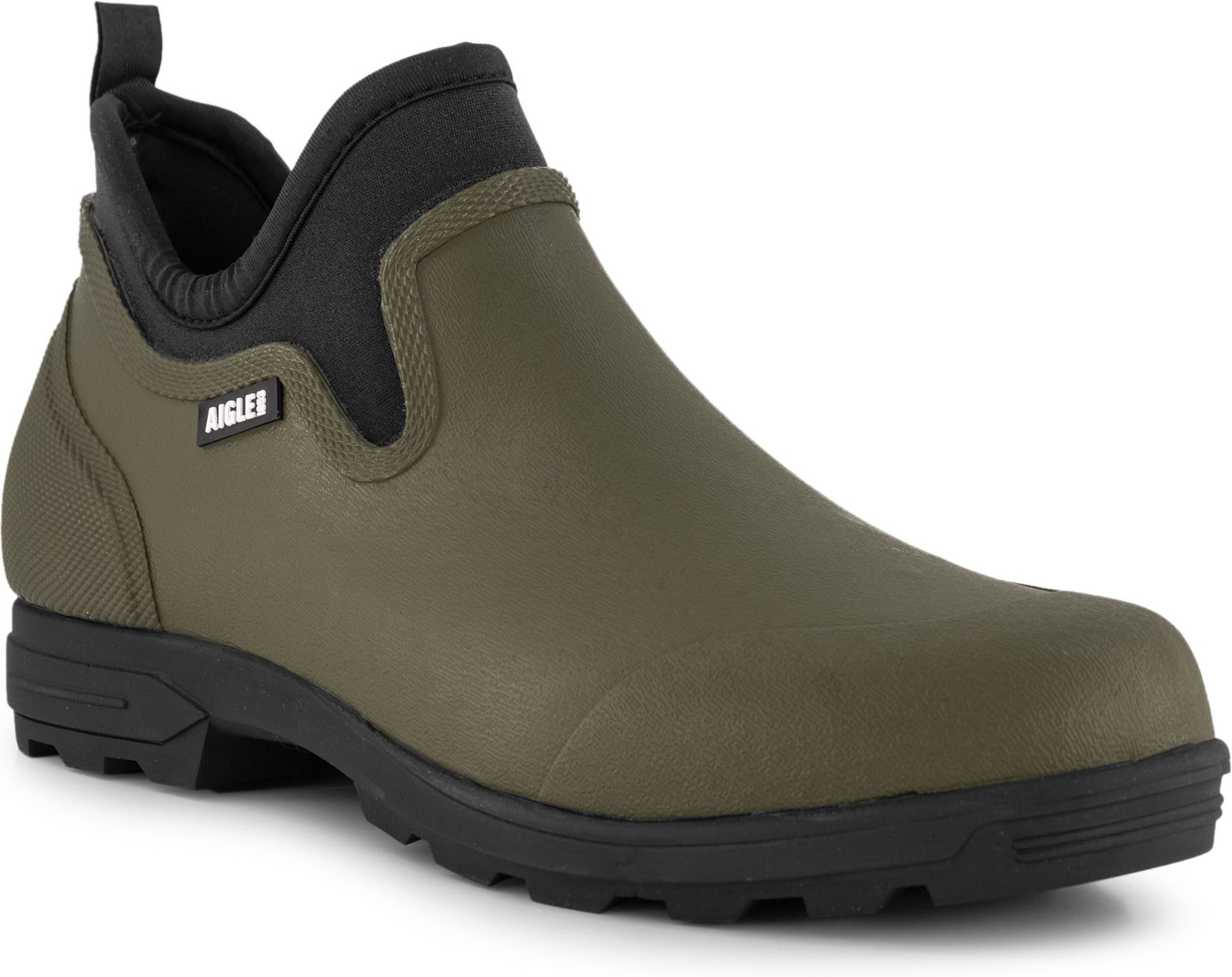 Aigle Herren Schlupfschuhe grün Gummi