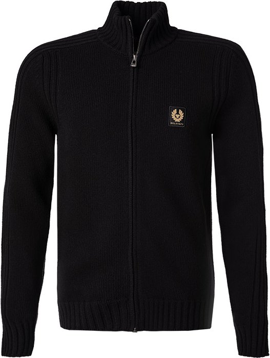 BELSTAFF Herren Cardigan schwarz unifarben