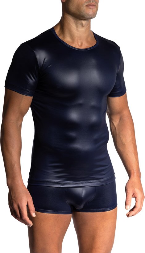 Thumbnail - Olaf Benz Herren T-Shirt blau Mikrofaser/Funktion unifarben