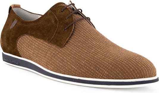 Thumbnail - Floris van Bommel Herren Schnürschuhe braun Velours