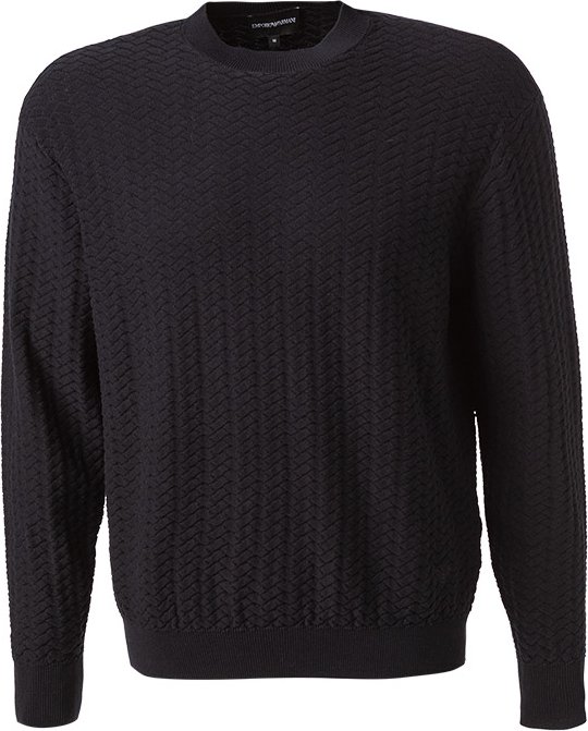 EMPORIO ARMANI Herren Pullover blau unifarben