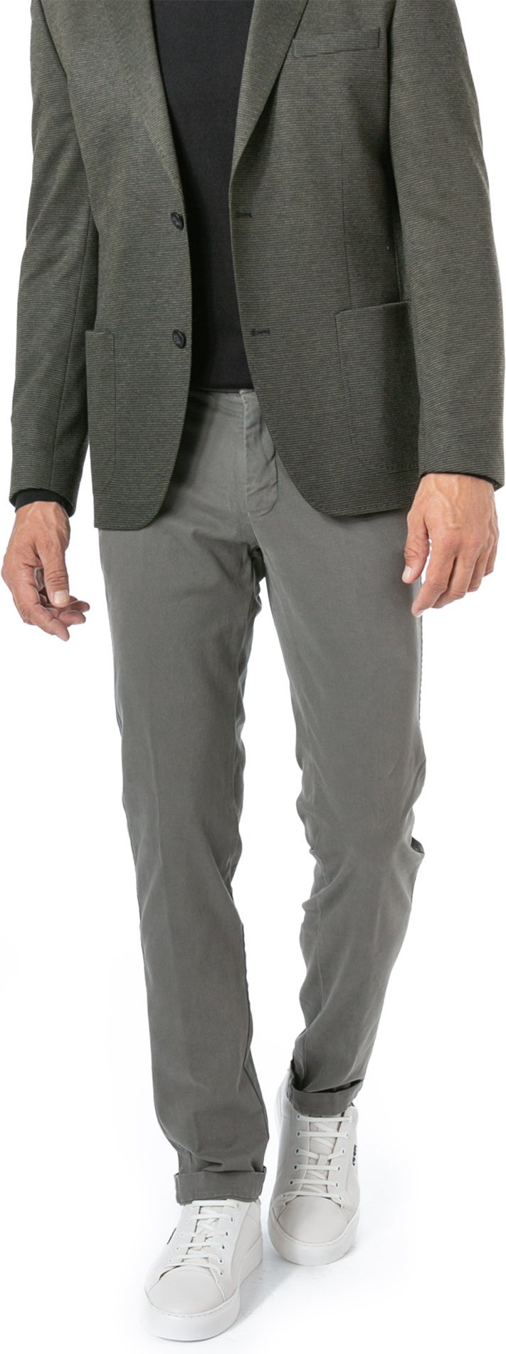 Mason's Herren Hose grau Slim Fit