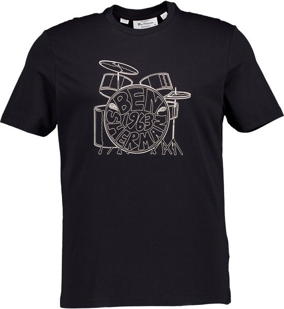 Ben Sherman Herren T-Shirt schwarz