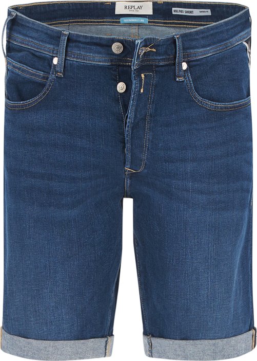 Thumbnail - Replay Herren Jeansshorts blau
