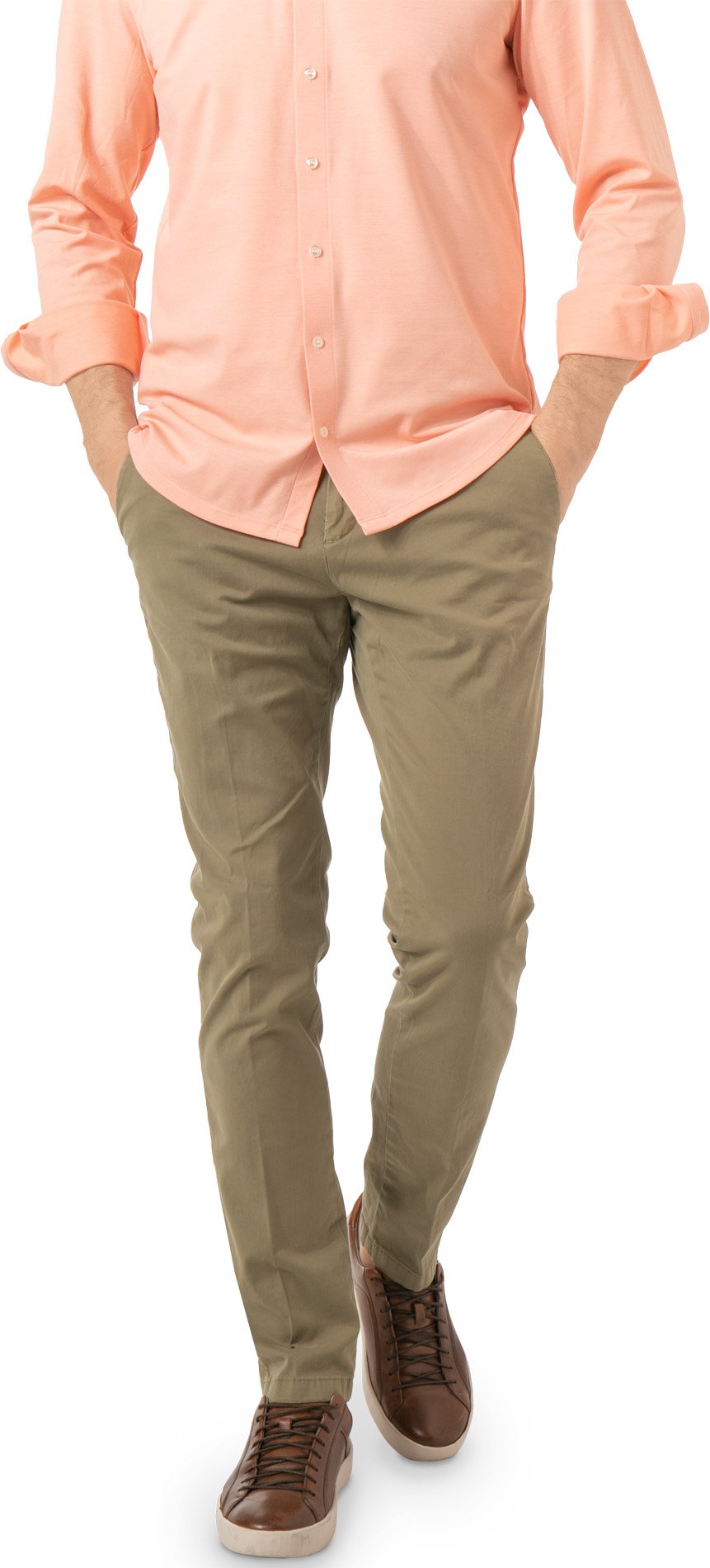 Thumbnail - BALDESSARINI Herren Hose grün Slim Fit