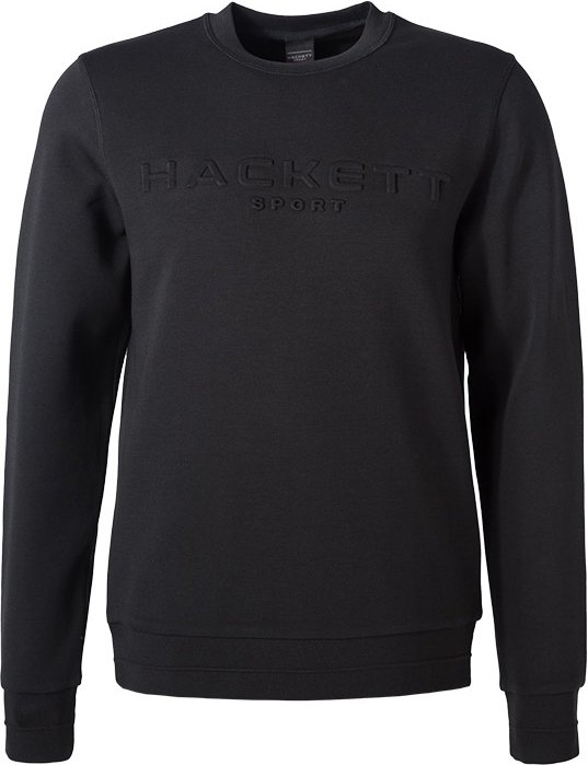Thumbnail - HACKETT Herren Sweatshirt schwarz unifarben