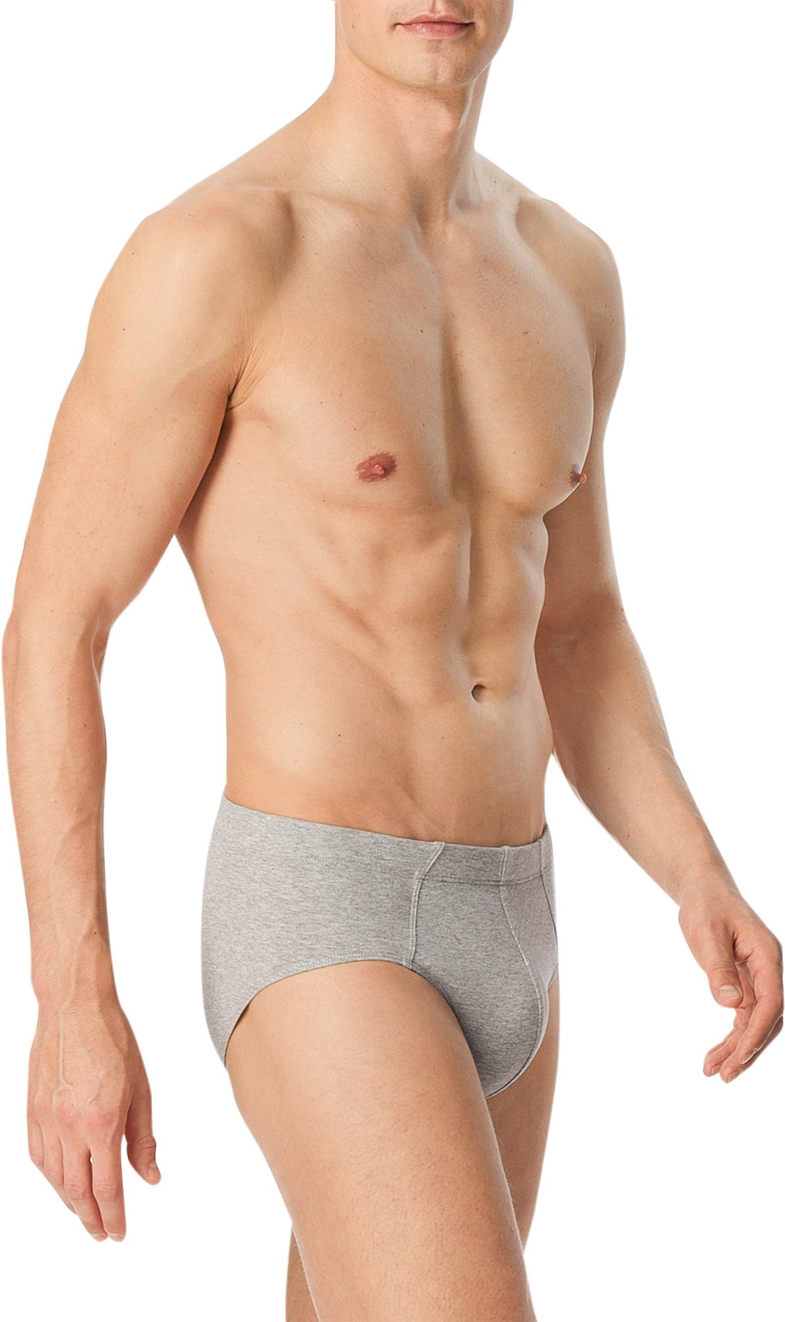 Schiesser Herren Slips blau Baumwolle & Mix unifarben