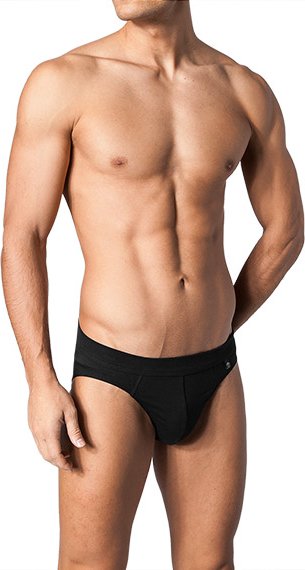 Thumbnail - Schiesser Herren Rio-Slip schwarz Baumwolle & Mix unifarben