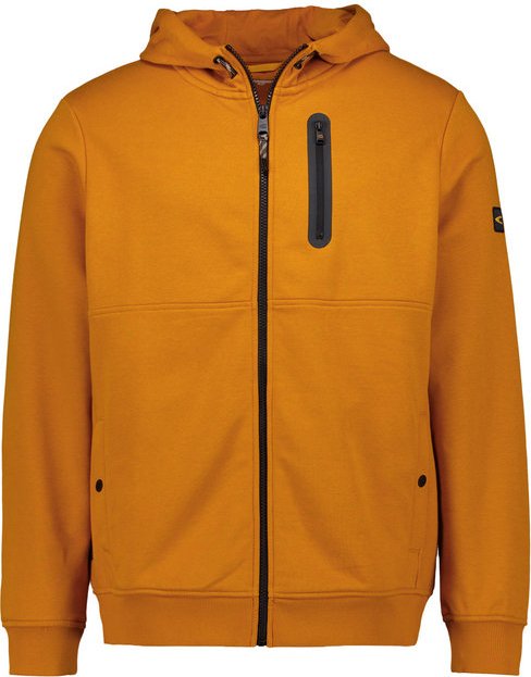 camel active Herren Sweatjacke gelb unifarben