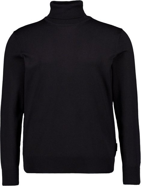 Thumbnail - HECHTER PARIS Herren Rollkragenpullover schwarz unifarben