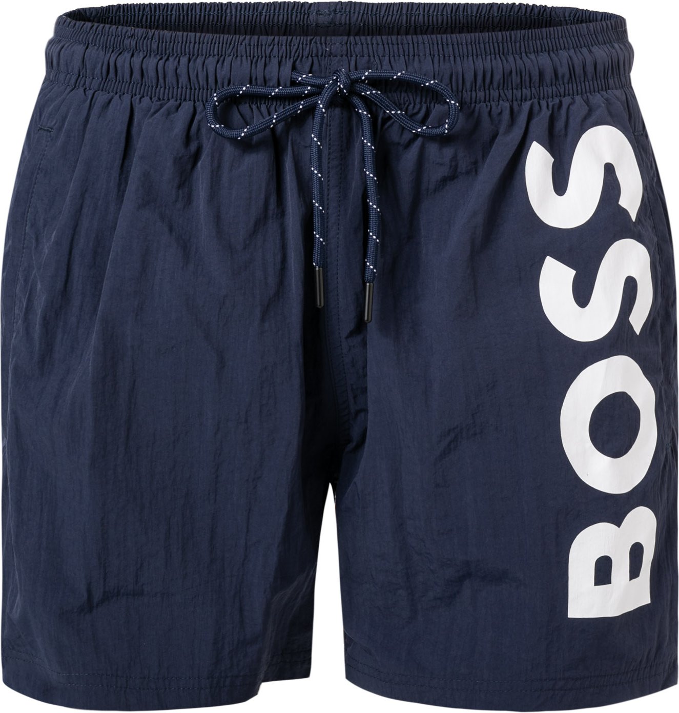 Thumbnail - BOSS Herren Badeshorts blau Mikrofaser unifarben