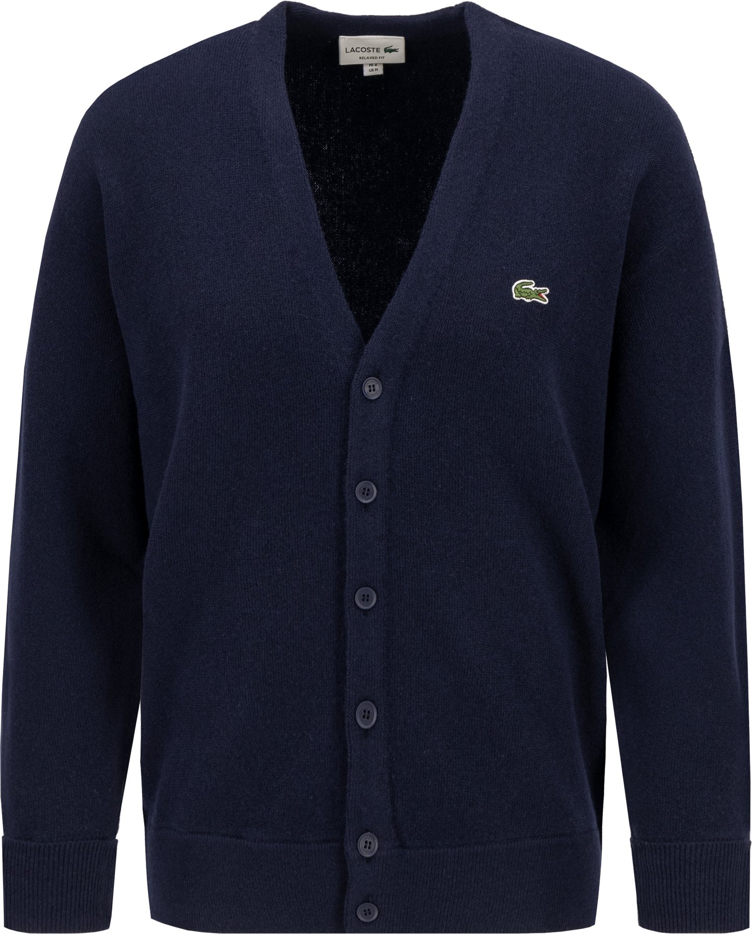 LACOSTE Herren Cardigan blau unifarben
