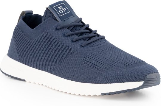 Marc O'Polo Herren Schuhe blau Textil & Canvas