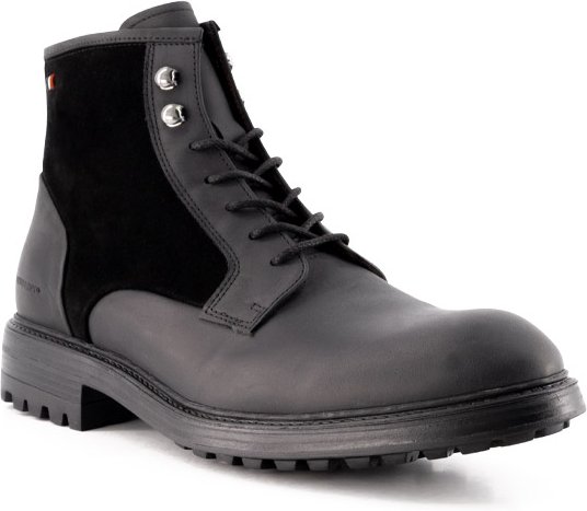 Thumbnail - rosso e nero Herren Schnürboots schwarz Nubuk-/Veloursleder