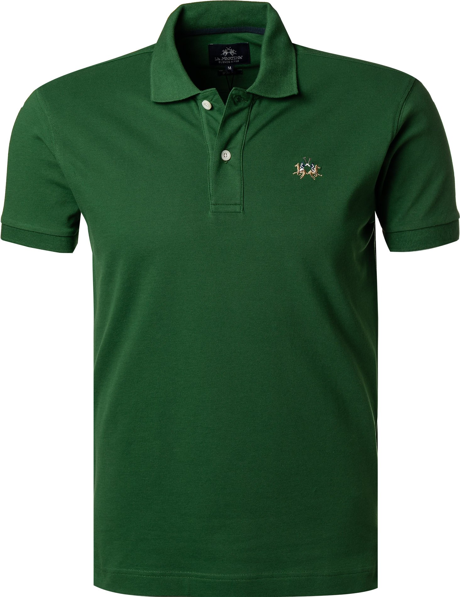 LA MARTINA Herren Polo-Shirt grün Slim Fit
