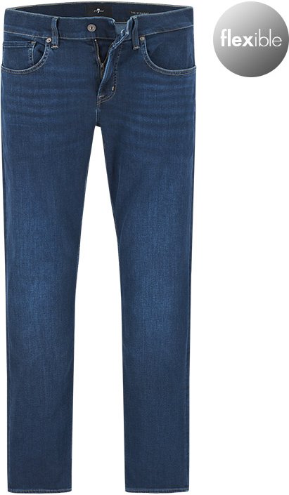 7 for all mankind Herren Jeans blau Straight Fit