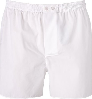 Thumbnail - Zimmerli Herren Boxershorts weiß Baumwolle & Mix unifarben
