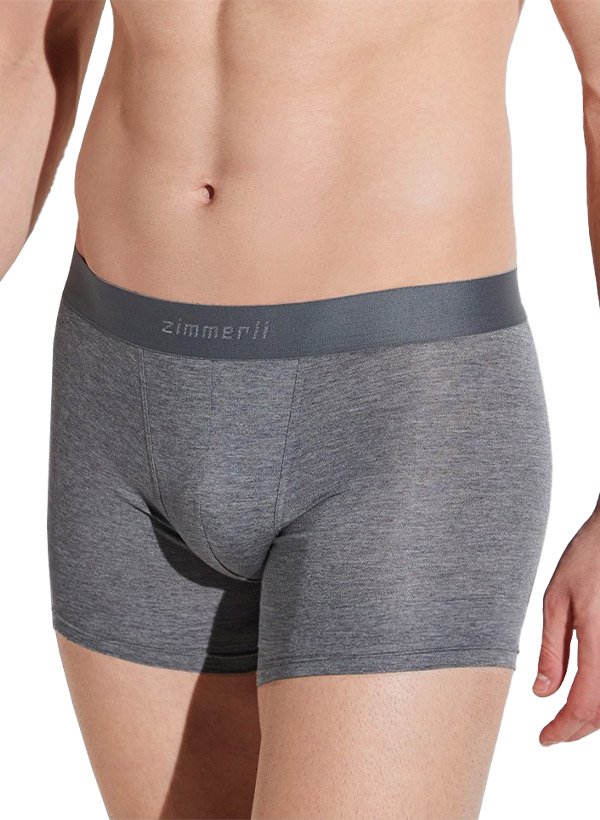 Zimmerli Herren Trunk grau Viskose/Modal unifarben