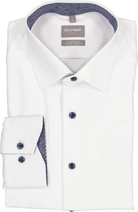OLYMP Herren Hemd weiß Comfort Fit