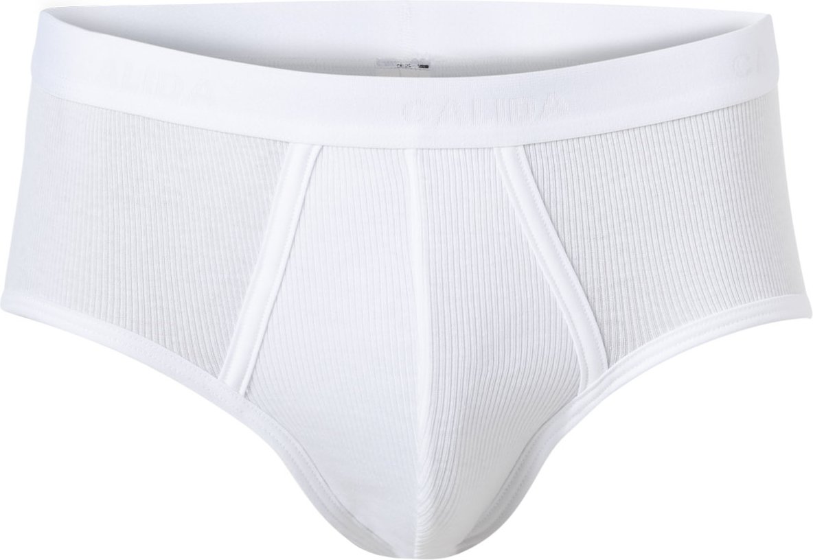 Thumbnail - CALIDA Herren Slips weiß Reine Baumwolle unifarben