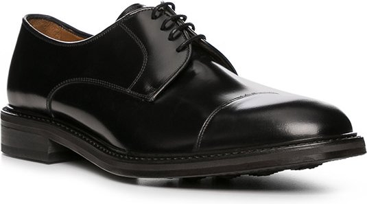LOTTUSSE Herren Derby schwarz Glattleder