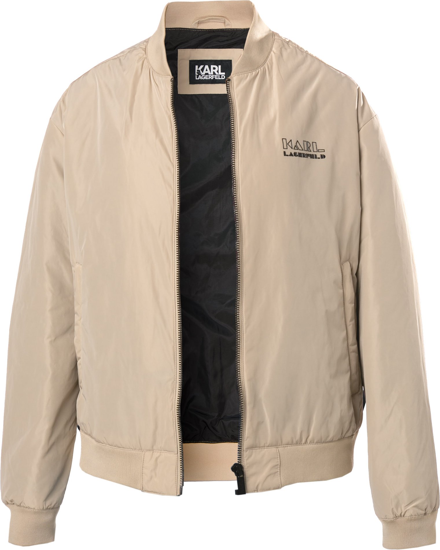Thumbnail - KARL LAGERFELD Herren Blouson beige unifarben