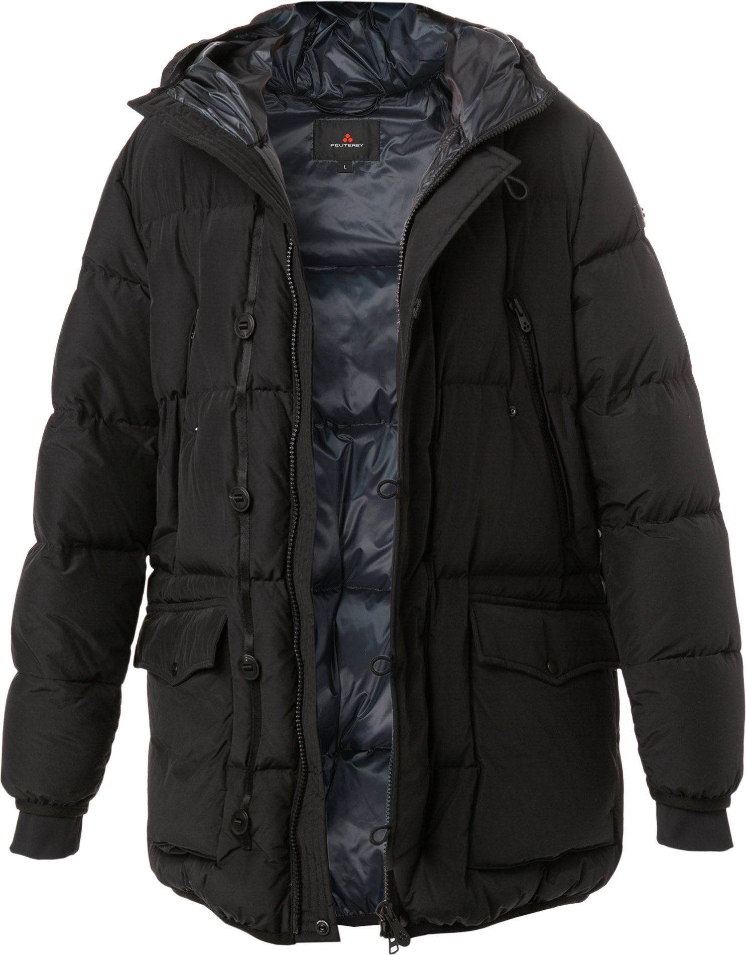 PEUTEREY Herren Daunenjacke schwarz unifarben