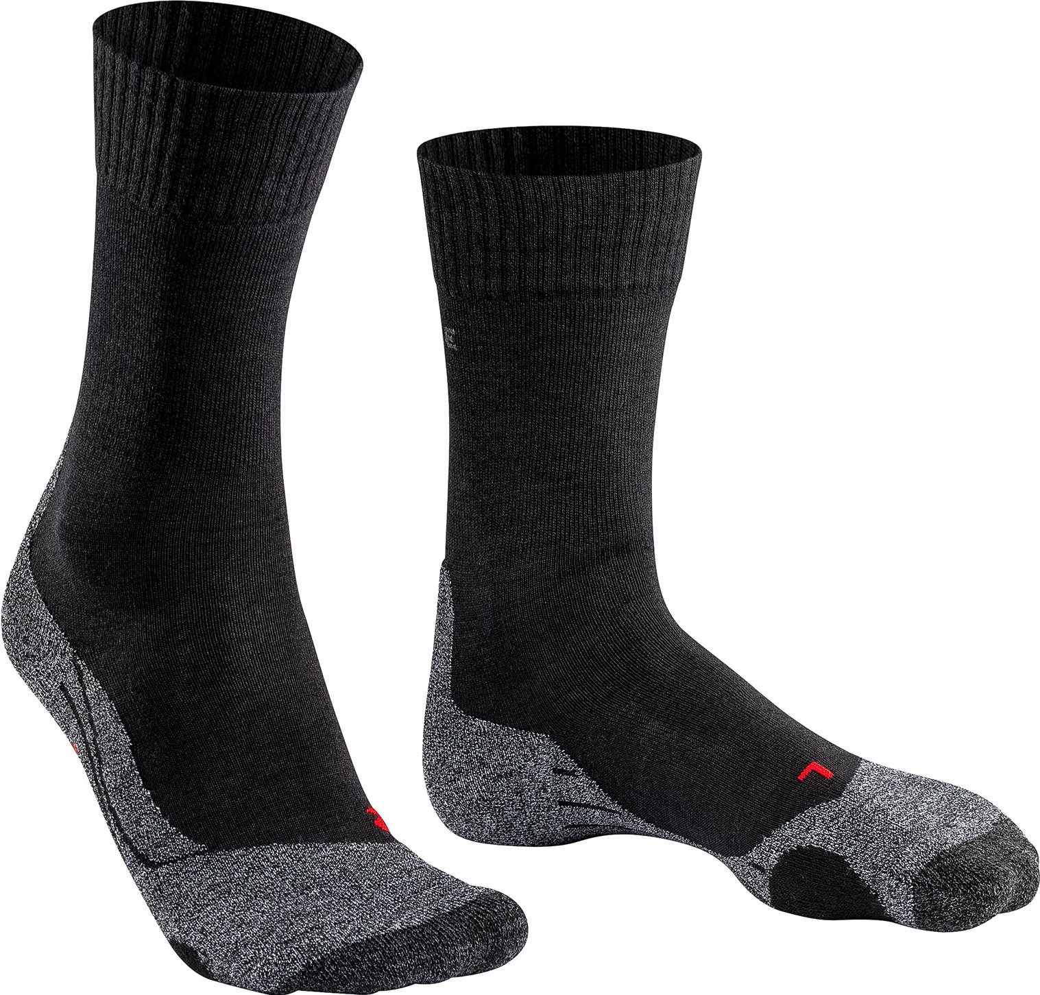 Thumbnail - Falke Herren Socken schwarz Merinowolle unifarben