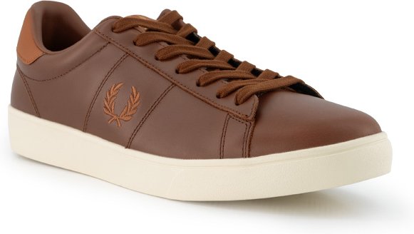Thumbnail - Fred Perry Herren Sneaker braun, cognac Glattleder